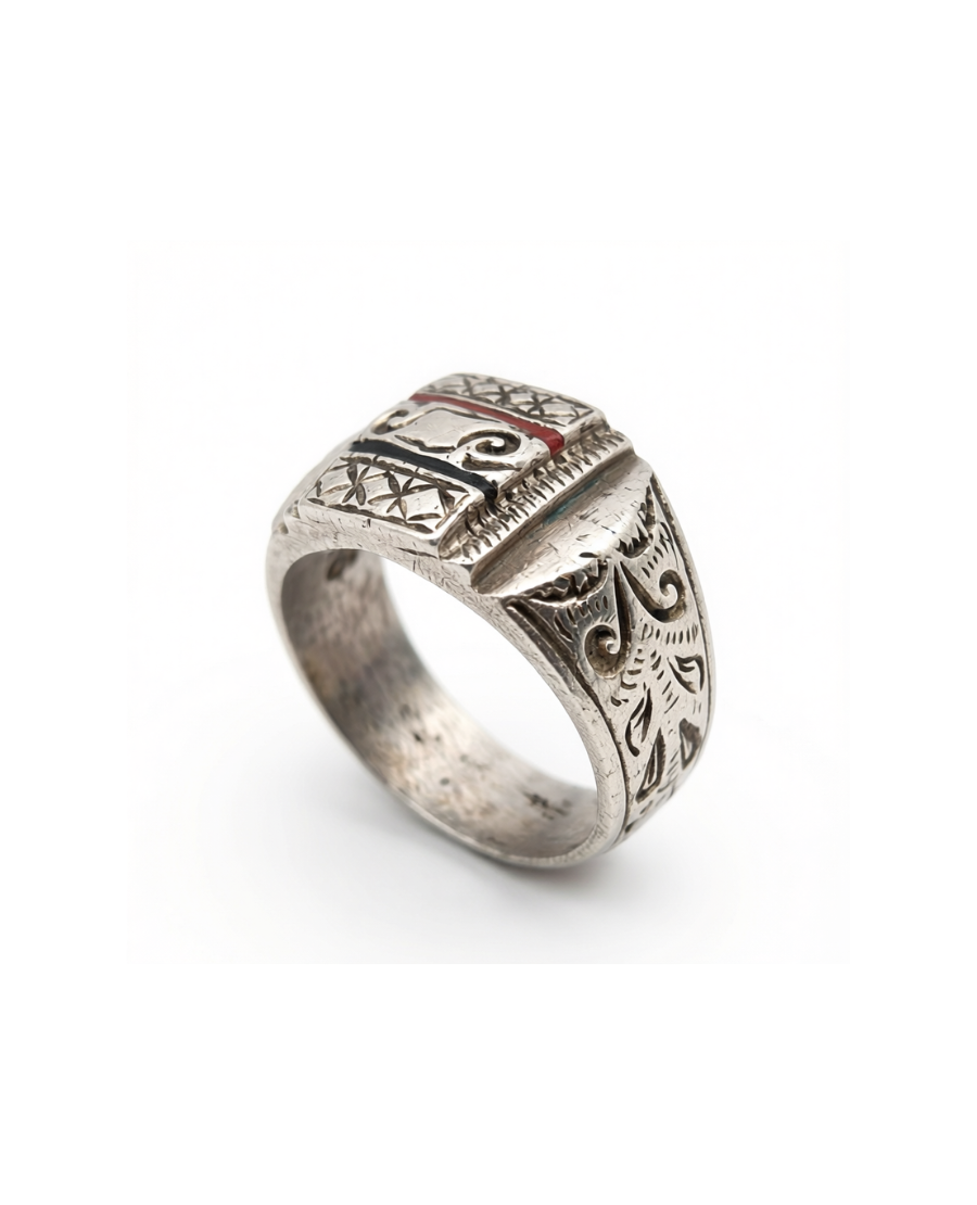 Amazigh Tuareg Ring in Silver