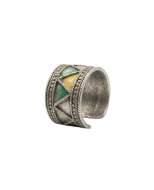 Ancient Amazigh Ring in Raw Silver
