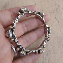 Ancient Berber Bracelet in Silver Beads
