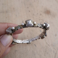 Ancient Berber Bracelet in Silver Beads