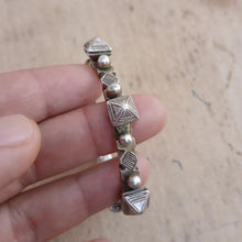 Ancient Berber Bracelet in Silver Beads