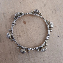 Ancient Berber Bracelet in Silver Beads