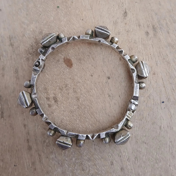 Ancient Berber Bracelet in Silver Beads